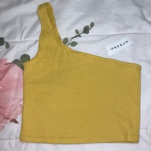 Pacsun One shoulder crop top